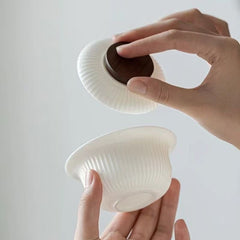 蓋碗 | 日式白瓷蓋碗 125毫升