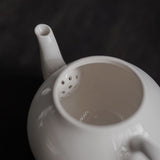 Teapot | Dehua White Ceramic Pear-Shaped Teapot 160ml