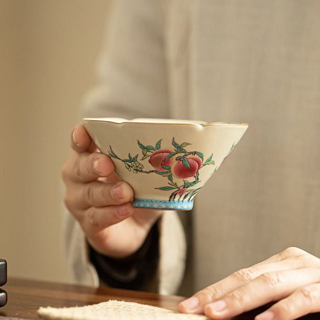 Master Cup | Ru Kiln-Style “Nine Peaches”  130ml