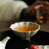 Master Cup | Dehua “Silent Lotus” Wood-Ash Tea Cup 80ml
