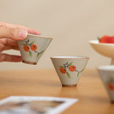 Portable Tea Set  | Geyao Hand-Painted Portable Gongfu Tea Set