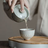 Portable Tea Set  | Adult Tea Set for Personal, Outdoor & Office Tea Drinking