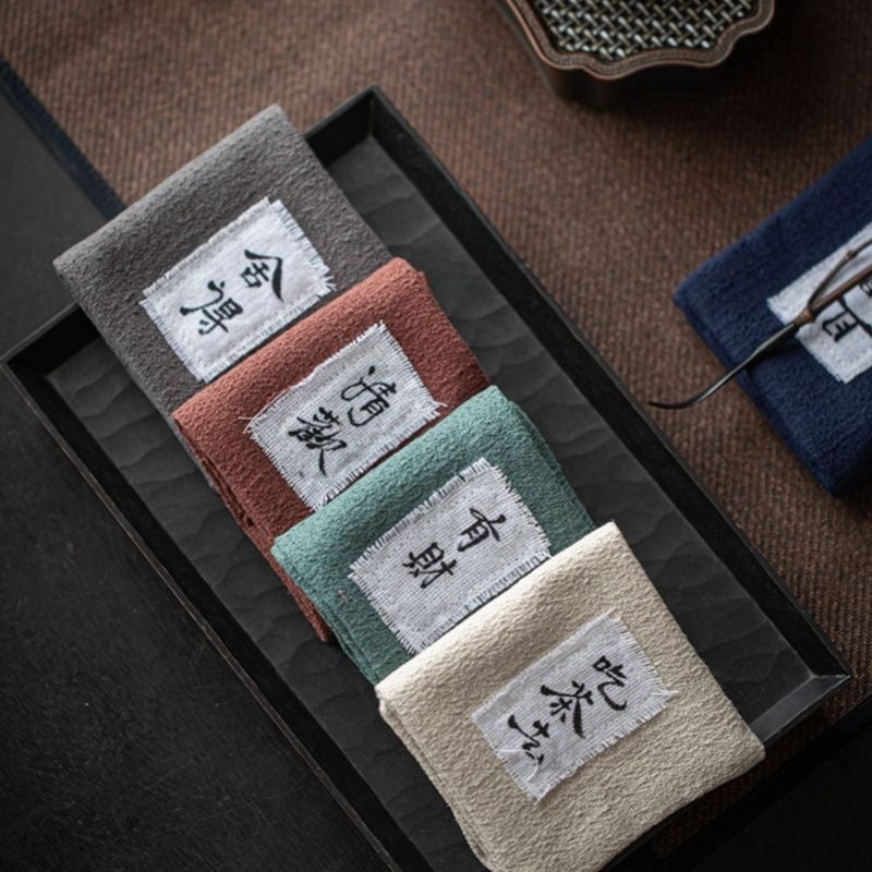 Tea Towel  ｜Must-Have Traditional Tea Cloth for Teaware Drying, Tea Table & Tray