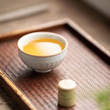 Master Cup | Dehua Ancient Blue Embossed Petal Yashou Tea Cup