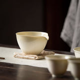 Fairness Cup ｜ Dehua Wide-Mouth Gongfu Tea Pitcher Teaware 160ml