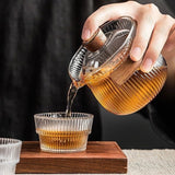 手提功夫茶具 | 120毫升蓋碗（含3個茶杯）及160毫升白玉杯