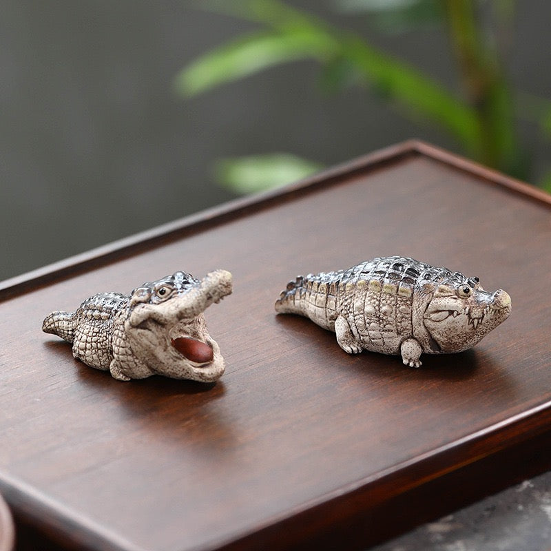 Tea Pets | Chubby Crocodile Baby Pair