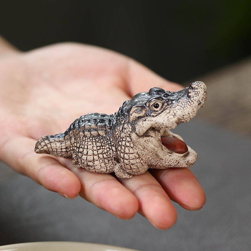 Tea Pets | Chubby Crocodile Baby Pair