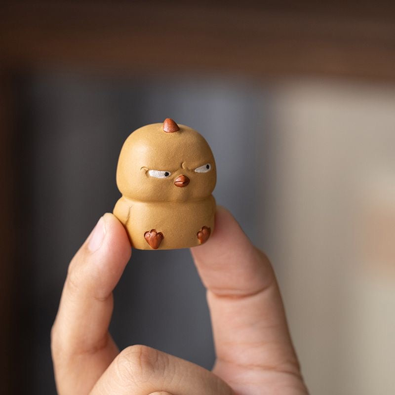 Tea Pets | Grumpy Chick Pair