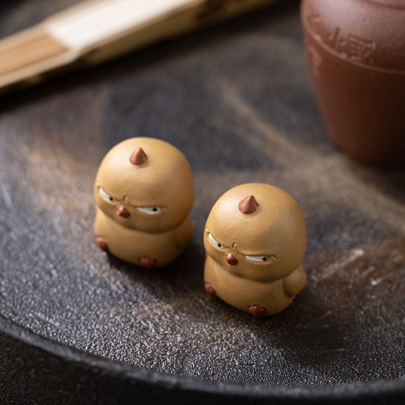 Tea Pets | Grumpy Chick Pair