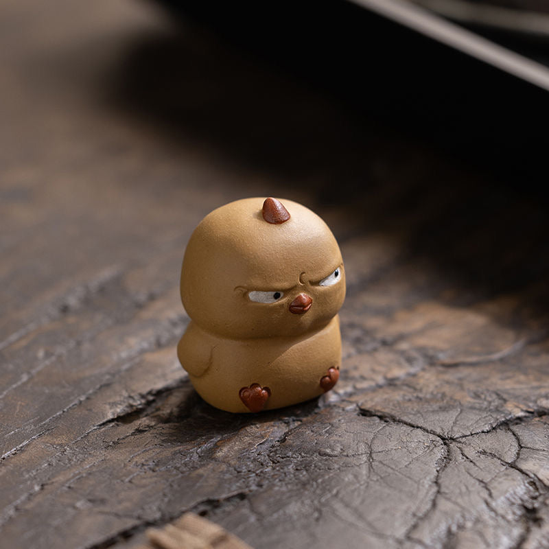 Tea Pets | Grumpy Chick Pair