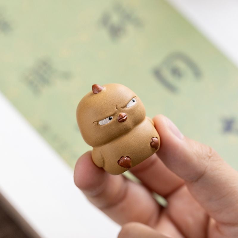 Tea Pets | Grumpy Chick Pair