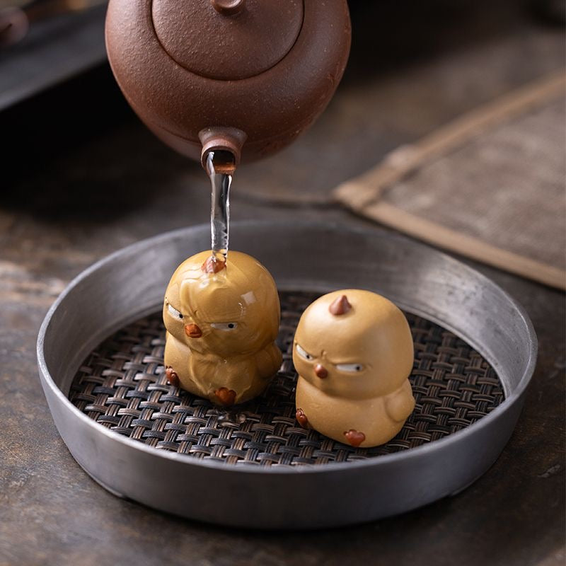 Tea Pets | Grumpy Chick Pair