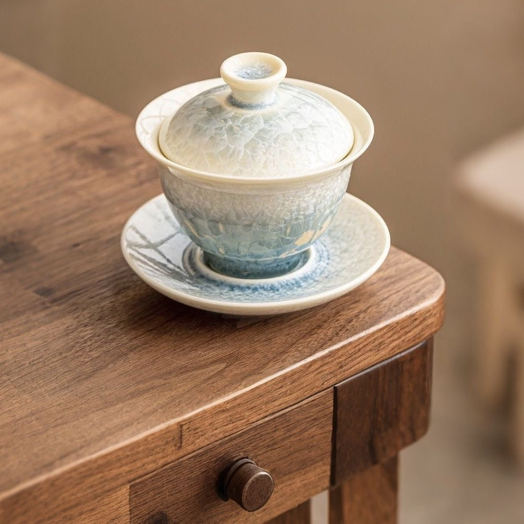 Gaiwan | White Porcelain Gaiwan for GongFu Tea Brewing 150ml