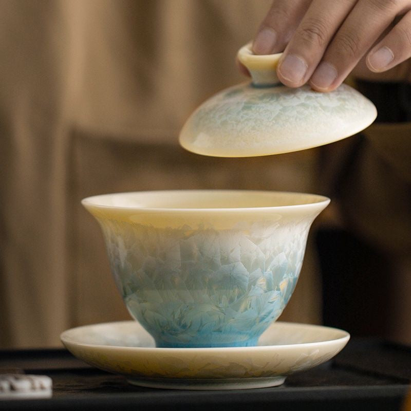Gaiwan | White Porcelain Gaiwan for GongFu Tea Brewing 150ml